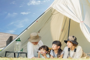 キャンプで天体観測もできます。