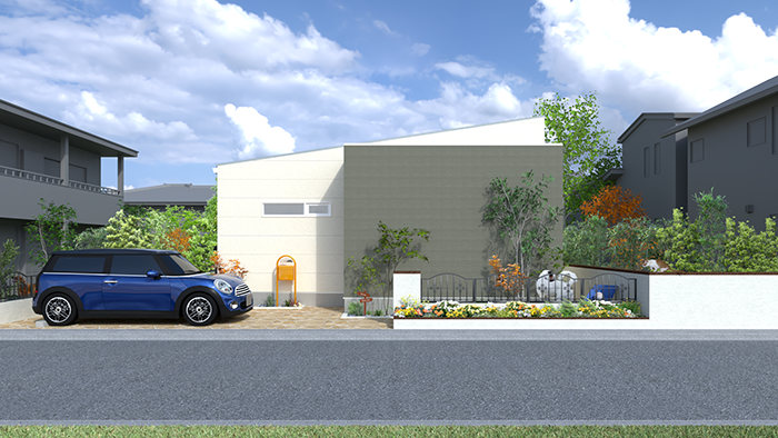 しっぽとふたりの家